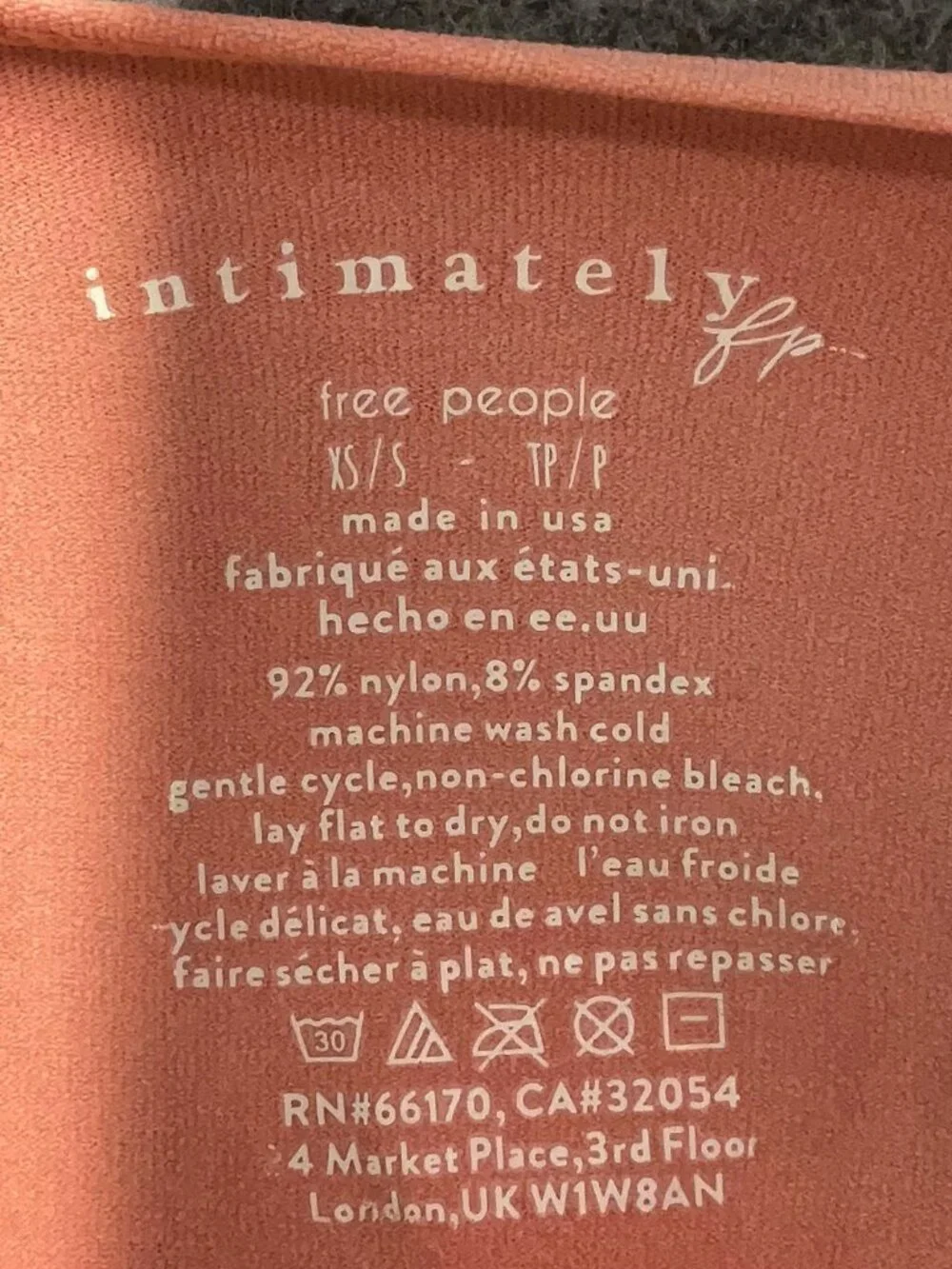 NWT Intimately Free People - Makes Sense Long Sleeve XS/S Blush Pink